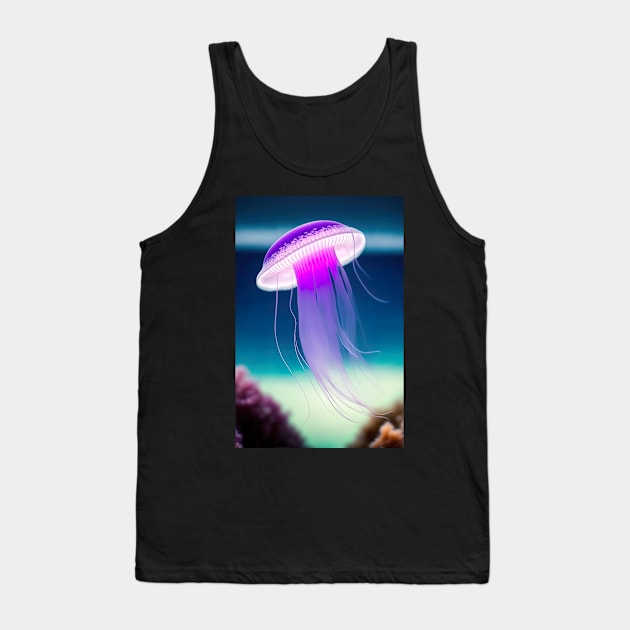 Jellyfish Tank Top by Prilidiarts